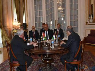 القاهرة: اجتماع لوزراء خارجية مصر والأردن وفلسطين الخميس