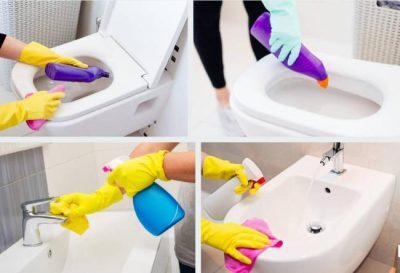 كيف تصنعين منظف ومعقم صديق للبيئة لحوض الحمام و الغسيل و المطبخ