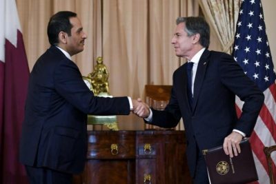 وزير خارجية قطر: نحن شركاء الولايات المتحدة في الدفاع والأمن والاستثمارات ومكافحة الإرهاب