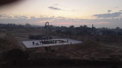 شاهد.. البدء بإنشاء أول مدينة مصرية في بيت لاهيا شمال قطاع غزة